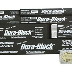 Dura-Block AF44HL Hook & Loop Black 7-Piece Sanding Block Set