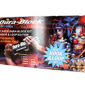 Dura-Block AF44HL Hook & Loop Black 7-Piece Sanding Block Set