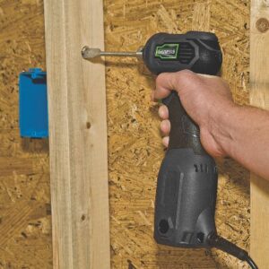 Genesis GCQD38A 3.5 Amp 3/8" Variable Speed Close-Quarter Drill with Non-Slip Grip