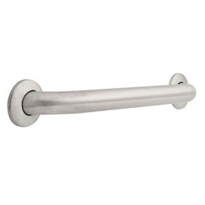 franklin brass 5618 1-1/2-inch x 18-inch concealed mount safety bath and shower grab bar, stainless
