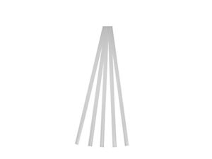 polyethylene (ldpe) plastic welding rod, 3/8 in. x 1/16 in. ribbon, 5 feet, natural
