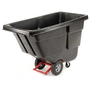 rubbermaid 1304 utility duty 1/2 cu. yd. tilt truck, 60" l x 28" w x 38-5/8"h