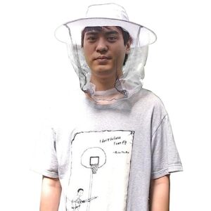 navadeal white beekeeper beekeeping hat with veil mosquito fly head net face protection