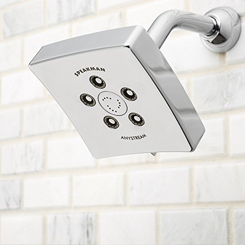 Speakman, Polished Chrome S-3021 Kubos Anystream High Pressure Adjustable 2.5 GPM Shower Head