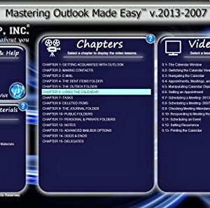 TEACHUCOMP Video Training Tutorial for Microsoft Outlook 2013 and 2010 DVD-ROM Course and PDF Manual