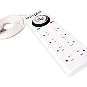 Hydrofarm TMSP8 Surge Protector with 8 outlets &amp Timer