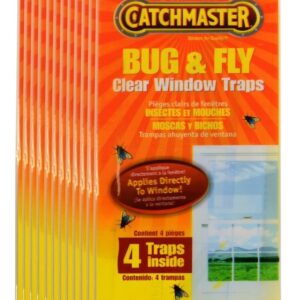 AP & G Inc Catchmaster 904 Clear Fly Window Traps 4 Pack