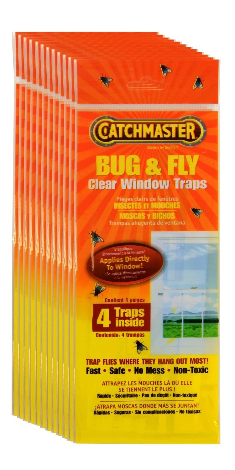 AP & G Inc Catchmaster 904 Clear Fly Window Traps 4 Pack