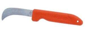 zenport k102 harvest utility knife with 3-inch stainless steel serrated blade, box of 24