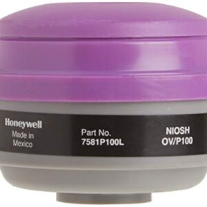 Honeywell North by Organic Vapor P100 Respirator Cartridge (2/pk), (7581P100L)