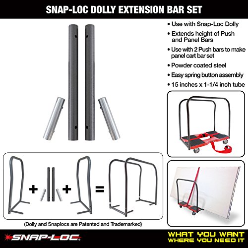 Extension BAR Set for Snap-Loc Dolly