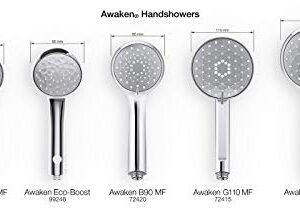 KOHLER Awaken B90 Multifunction Hand Held Shower Head, Polished Chrome, K-72420-CP