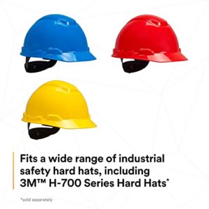 3M PELTOR Ear Muffs, Noise Protection, Cap Style Hard Hat Attachment, NRR 25 dB, Construction, Manufacturing, Maintenance, Automotive, Woodworking, Heavy Engineering, Mining, X4P3E, Black/Chartreuse