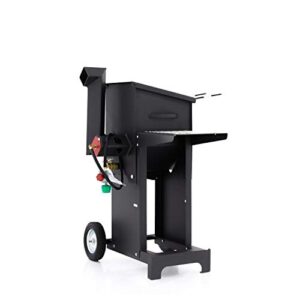 R & V Works Cajun Fryer 4 Gallon Propane Gas Deep Fryer with Stand and 2 Baskets