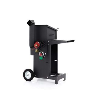 R & V Works Cajun Fryer 4 Gallon Propane Gas Deep Fryer with Stand and 2 Baskets