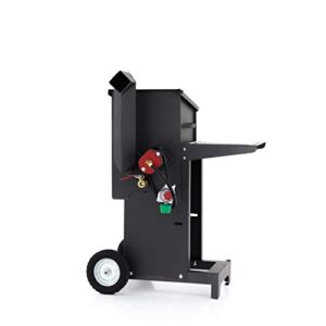 R & V Works Cajun Fryer 4 Gallon Propane Gas Deep Fryer with Stand and 2 Baskets