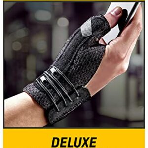 FUTURO Deluxe Thumb Stabilizer, Improves Stability, Moderate Stabilizing Support, Small/Medium