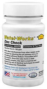 industrial test systems 480026 waterworks zinc check