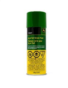 genuine oem 12oz. aerosol ag & turf green spray paint john deere ty25624