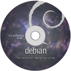 debian linux 7.0 "wheezy" on dvd - full live / install version.