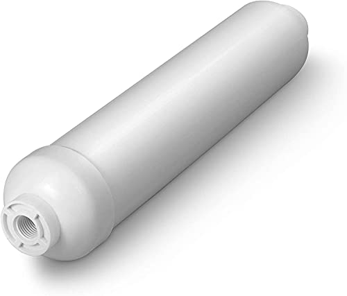 CFS 10" Post Carbon Filter 1/4" Female (FPT) T33 Inline Coconut Grade Activated Carbon Pre/Post Membrane Filter for Taste and Odor Reduction