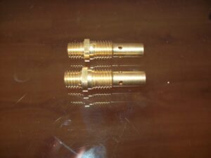 clarke spool gun welder gas diffuser we23005278 lot of (2) welder parts
