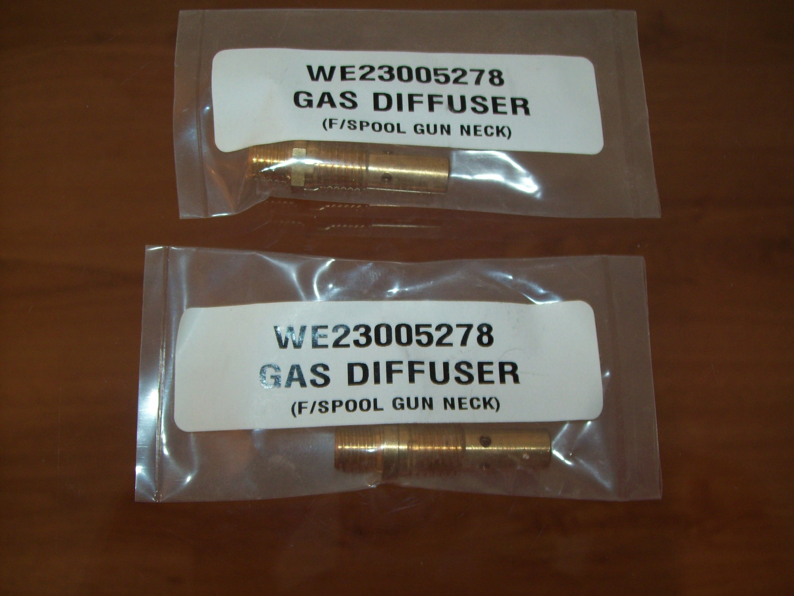 Clarke Spool Gun Welder Gas Diffuser WE23005278 Lot of (2) Welder Parts