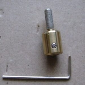 1/4" diamond stained glass grinder head bit quality brass core