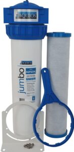 aquios® aqfs234l jumbo full house water softener & filter system, voc reduction - new model