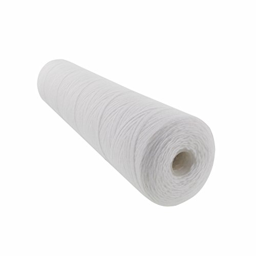 Hydronix SWC-45-2005 Sediment String Wound Water Filter Cartridge Universal Whole House, Commercial 4.5 x 20 - 5 micron