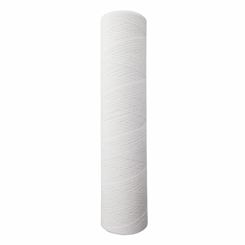 Hydronix SWC-45-2005 Sediment String Wound Water Filter Cartridge Universal Whole House, Commercial 4.5 x 20 - 5 micron