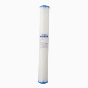 hydronix spc-25-2020 polyester pleated filter 2.5" od x 20" length, 20 micron