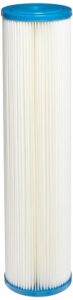 hydronix spc-45-2030 pleated water filter whole house commercial industrial washable and reusable 4.5" x 20" - 30 micron