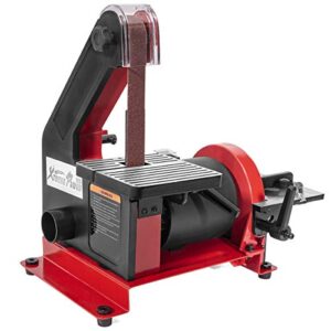 xtremepowerus 1" x 30" belt / 5" disc sander polish grinder sanding machine work station
