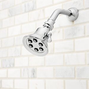 Speakman S-2254 Retro 3-Setting Shower Head for Stylish Bathroom Décor, 2.5 GPM, Polished Chrome