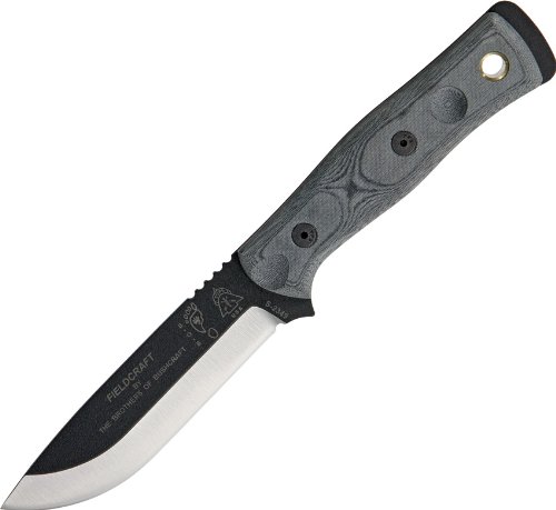 TOPS Knives B.O.B. Brothers of Bushcraft Knife w/Black Handle