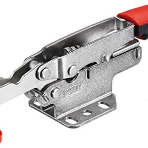 BESSEY STC-HH20 Horizontal Auto-Adjust Toggle Nickel Plated Clamp, Silver