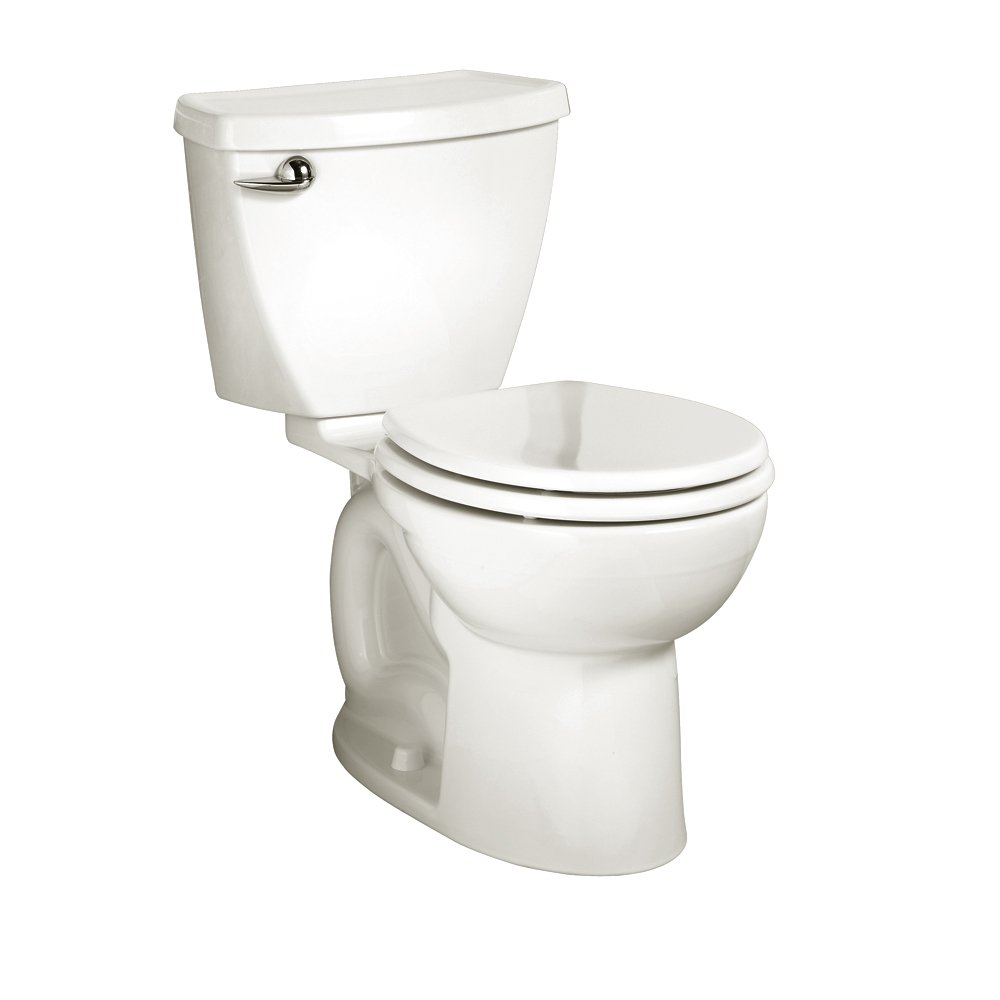 American Standard 270DA001.020 Cadet 3 Round Front Two-Piece Toilet with 12-Inch Rough-In, White