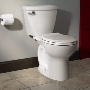 American Standard 270DA001.020 Cadet 3 Round Front Two-Piece Toilet with 12-Inch Rough-In, White