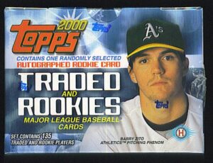 2000 topps traded baseball card factory sealed set 132 cards 1 auto per set miguel cabrera rookie