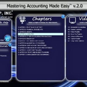 TEACHUCOMP Video Training Tutorial for Small Business Accounting DVD-ROM Course and PDF Transcript