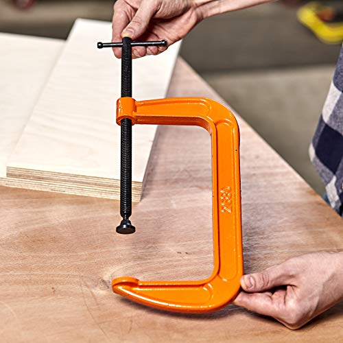 Pony Jorgensen 2680 8-Inch C-Clamp, Orange