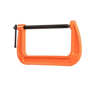 Pony Jorgensen 2680 8-Inch C-Clamp, Orange