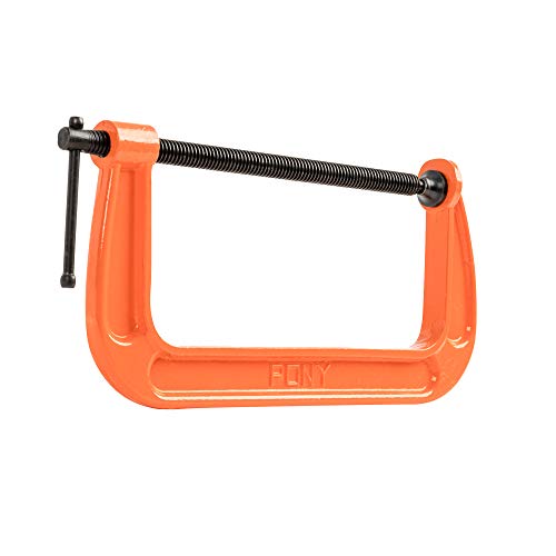 Pony Jorgensen 2680 8-Inch C-Clamp, Orange