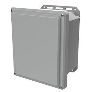 serpac i352s,tgbg (10.23 x 11.75 x 7.46 in) polycarbonate ip67 waterproof ul 508a plastic project junction box enclosure with gray top screw entry cover and gray bottom