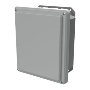 serpac i342s,tgbg (5.46 x 10.23 x 11.75 in) polycarbonate ip67 waterproof ul 508a plastic project junction box enclosure with gray top screw entry cover and gray bottom