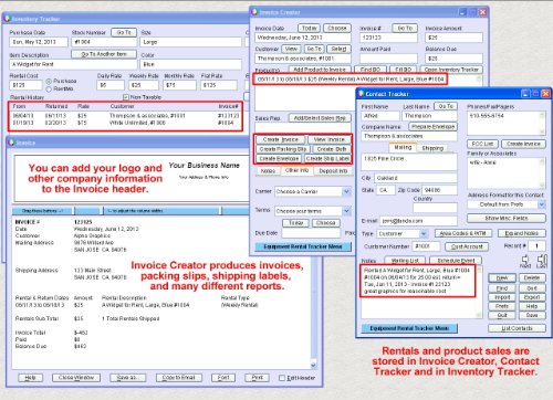 Equipment Rental Tracker Plus [Download]