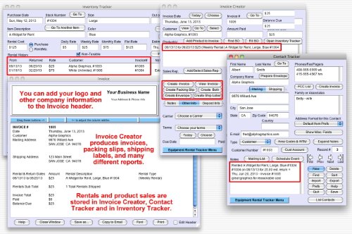 Equipment Rental Tracker Plus for Mac [Download]