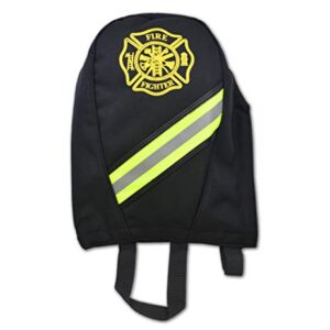 Lightning X Fireman's SCBA Air Pak Respirator Firefighter Mask Face Piece Bag for First Responder - Black
