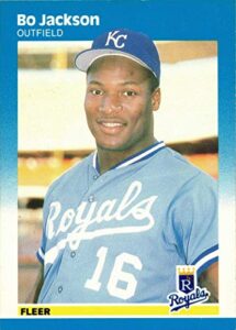 1987 fleer baseball #369 bo jackson rookie card